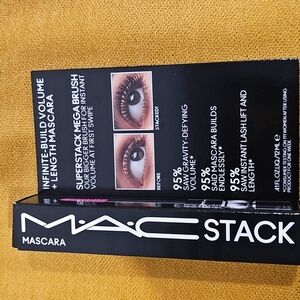 MAC MAC STACK FULL SIZE Mascara NIB - Black MSRP $29